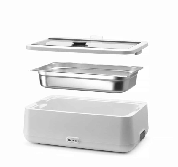 Hendi Chafing-Dish UNIQ Speisewärmer 1/1 GN Container Schwarz NEU – Bild 6