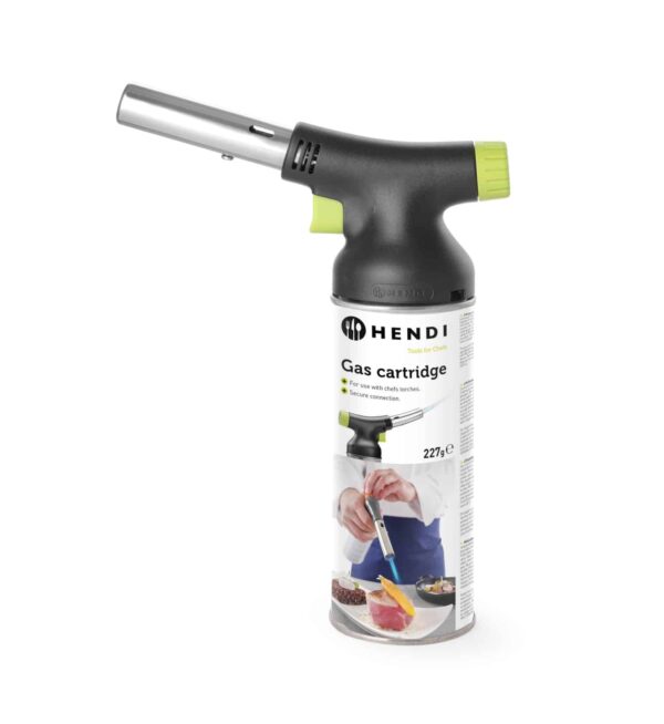 Hendi Creme-Brulee-Brenner Set Gas-Kartusche Gas-Brenner NEU – Bild 4