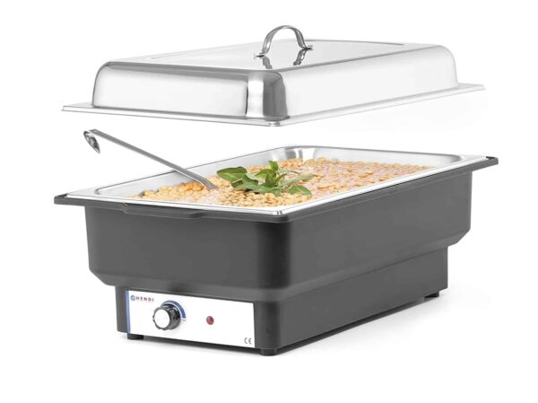 Hendi Chafing-Dish Speisewärmer Elektro 1/1 GN 65mm 9 Liter 230V NEU – Bild 3
