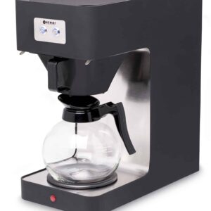 Hendi Kaffeemaschine Kaffeeautomat 1,8 Liter Glaskanne Schwarz NEU