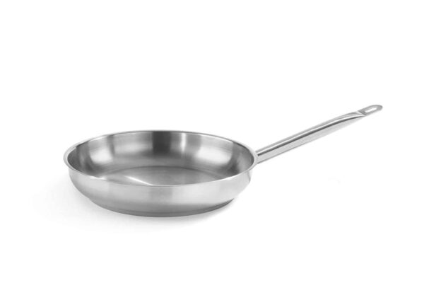 Hendi Edelstahl Bratpfanne Schmorpfanne Induktion Ø 28 cm 5cm Höhe Silber