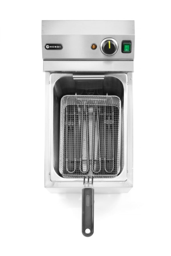 Hendi Fritteuse aus Edelstahl Profi Line mit Ablasshahn 10 Liter 400V 6600W NEU – Bild 7