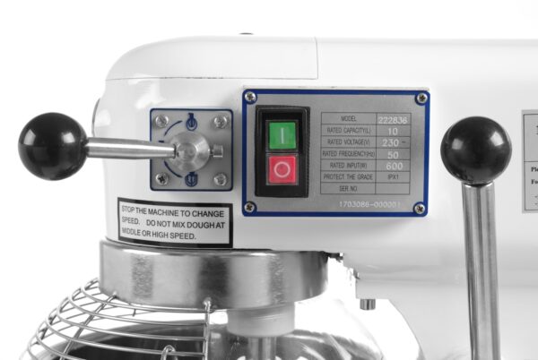 Hendi Küchenmaschine Planetenrührer Gastro Profi 10 Liter Weiß NEU – Bild 7