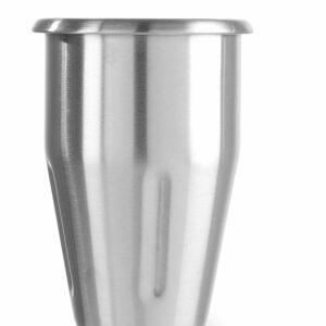 Hendi Mix-Becher Ersatzbecher Barmixer Milchshaker aus Edelstahl 600 ml Silber