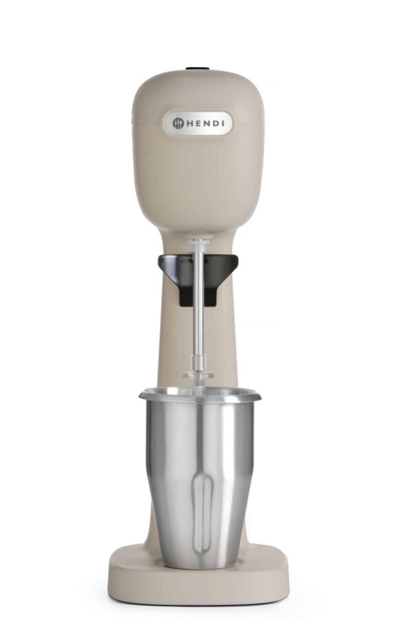 Hendi Milchshaker Drink-Mixer Eiweiß Barmixer Cocktail-Mixer Taupe Karamel Sand