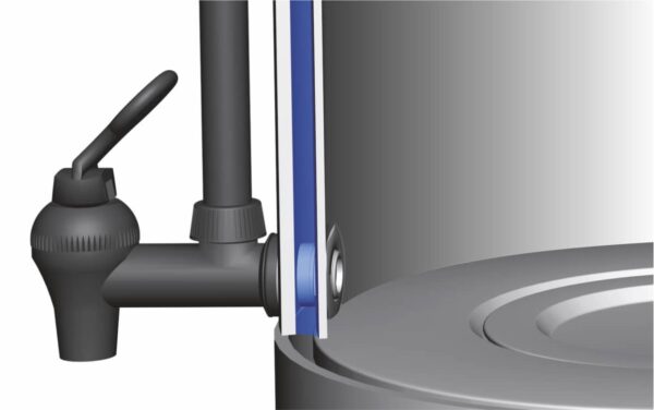 Hendi Rund-Filter-Kaffeemaschine Kaffee-Perkolator doppelwandig 16 Liter Silber – Bild 5