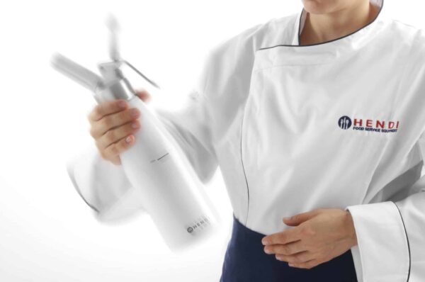Hendi Sahnespender für N2O Sahne-Kapseln 0,5 Liter 500 ml Weiss NEU – Bild 6