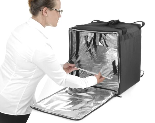 Hendi Thermo-Transportrucksack Pizza-Transporttasche Transportbox 75,2 Liter – Bild 3