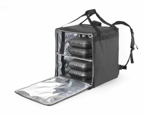 Hendi Thermo-Transportrucksack Pizza-Transporttasche Transportbox 75,2 Liter – Bild 4