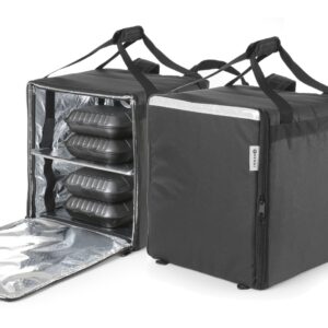 Hendi Thermo-Transportrucksack Pizza-Transporttasche Transportbox 75,2 Liter