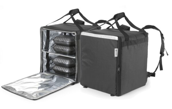 Hendi Thermo-Transportrucksack Pizza-Transporttasche Transportbox 75,2 Liter