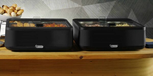Hendi Chafing-Dish UNIQ Speisewärmer 1/1 GN Container Schwarz NEU – Bild 8