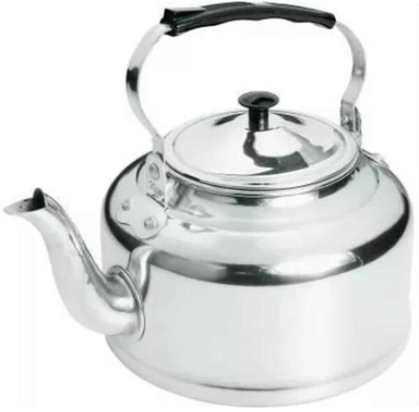 Hendi Wasserkessel Wasserkocher Gastro Retro Design 6 Liter aus Edelstahl Silber – Bild 3