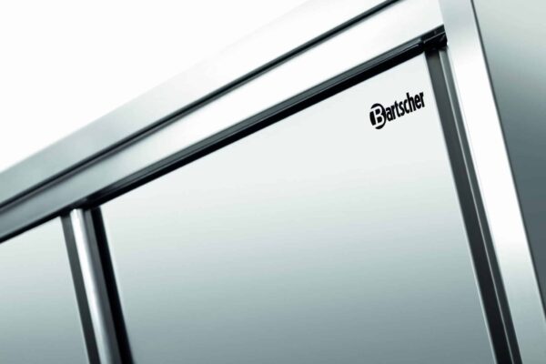 Bartscher Hochschrank 600, B1200, 2ST, CNS – Bild 3