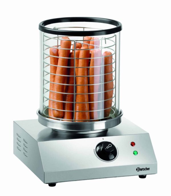 Bartscher Hot-Dog-Glaszylinderschutz 200 mm Schwarz NEU – Bild 5