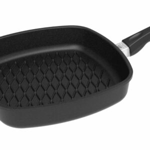 AMT BBQ-Pfanne Grillpfanne Steakpfanne Induktion Gastro-Guss 28 x 28 x 5cm NEU