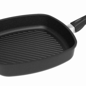 AMT Grillpfanne Steakpfanne 28 x 28 x 5cm Best-Pan Gastro-Guss NEU
