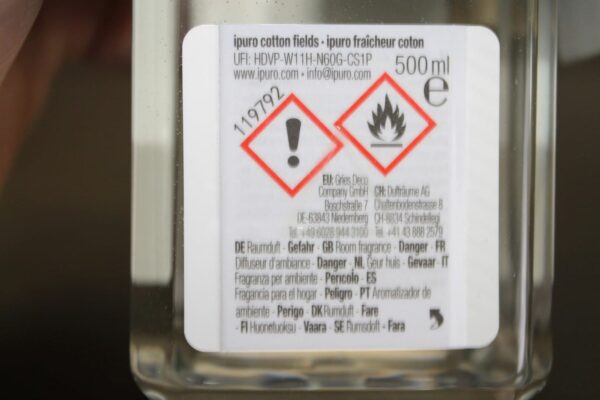 1L/44,90€ Ipuro Raumduft-Nachfüller Cotton Fields 1000ml 2x 500ml Flasche NEU – Bild 4