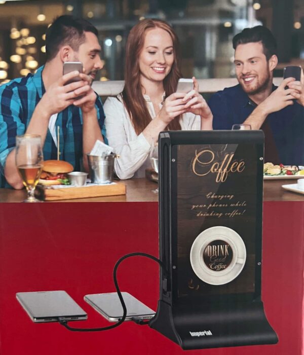 Imperial Hochleistungs-Powerbank Dockingstation mit Werbefläche Schwarz NEU – Bild 2