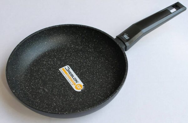 ELO Bratpfanne Schmorpfanne Induktion Ø 20 cm x 4,5 cm Höhe Granit Solution NEU – Bild 2