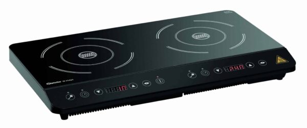 Bartscher Induktionskocher Kochplatte SCHOTT CERAN DUO 3500W Schwarz NEU – Bild 5
