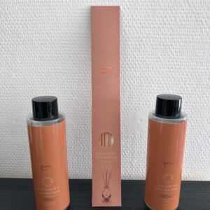 Ipuro Duftöl Raumduft Lufterfrischer Feve Tonka 2x 240 ml Flasche + 5 Sticks