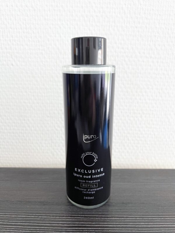 Ipuro Duftöl Raumduft Lufterfrischer Oud Intense 2x 240 ml Flasche + 5 Sticks – Bild 2