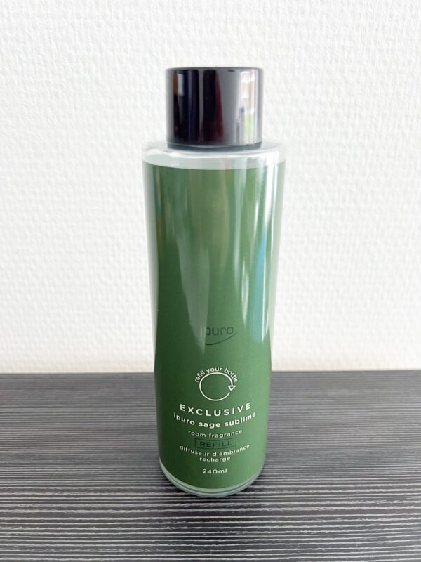 Ipuro Duftöl Raumduft Lufterfrischer Sage Sublime 2x 240 ml Flasche + 5 Sticks – Bild 2