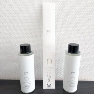 Ipuro Duftöl Raumduft Lufterfrischer Santal Blanc 2x 240 ml Flasche + 5 Sticks