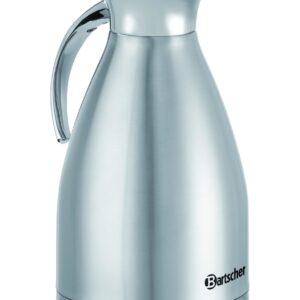 Bartscher Isolierkanne Kaffeekanne aus Edelstahl 1,5 Liter Silber NEU
