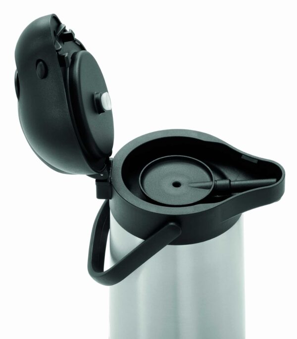Bartscher Isolier-Pumpkanne Thermoskanne aus Edelstahl 1,9Liter Silber NEU – Bild 6