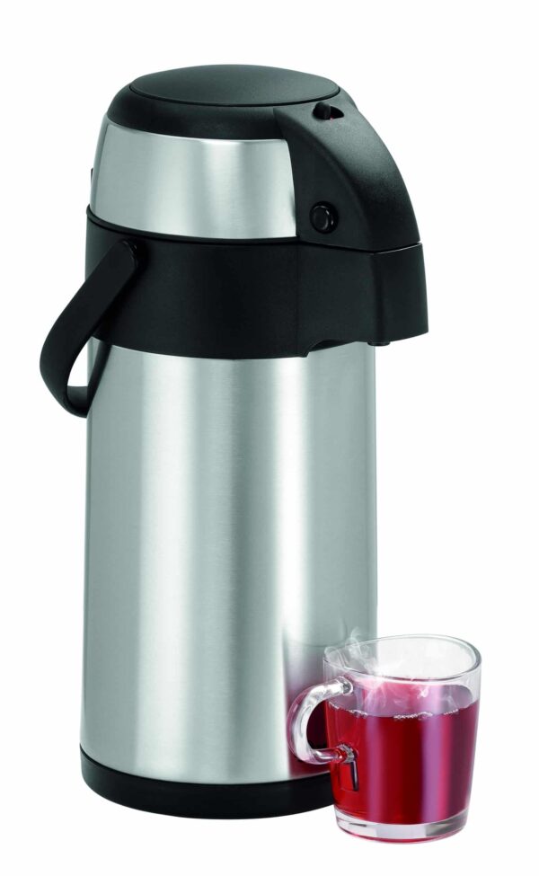 Bartscher Pumpkanne Isolierpumpkanne Thermoskanne Thermo-Pumpkanne 3 Liter NEU