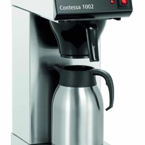 Bartscher Korbfilter-Kaffeemaschine 2 Liter Isolierkanne Contessa Silber NEU