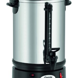 Rundfilter-Kaffeemaschine aus Edelstahl für 48 Tassen NEU