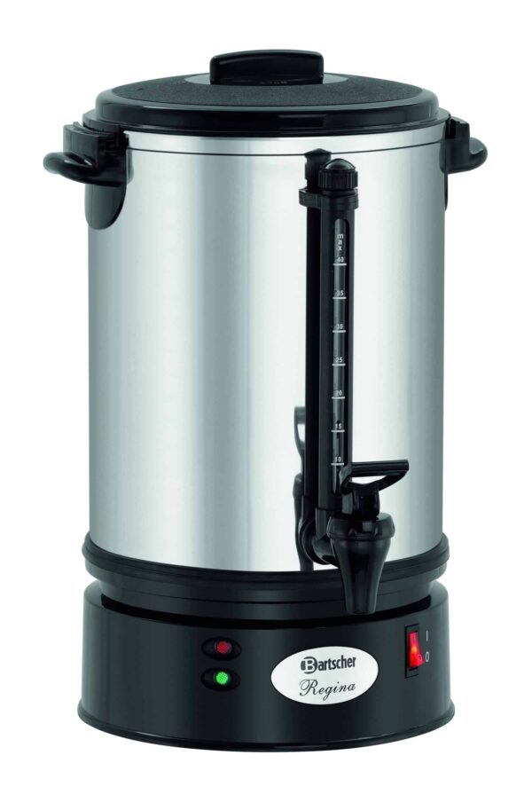 Rundfilter-Kaffeemaschine aus Edelstahl für 48 Tassen NEU