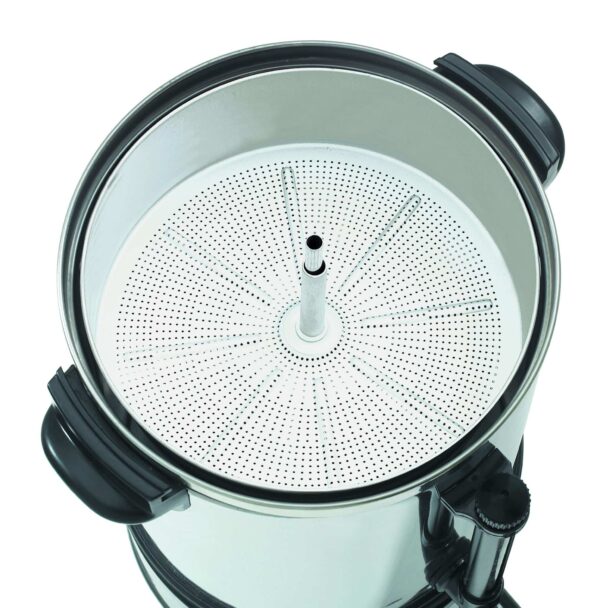 Rundfilter-Kaffeemaschine aus Edelstahl für 80-90 Tassen NEU – Bild 3
