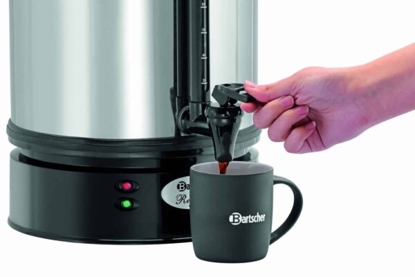Rundfilter-Kaffeemaschine aus Edelstahl für 80-90 Tassen NEU – Bild 6