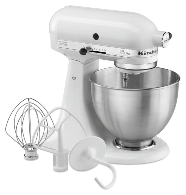 Bartscher KitchenAid 5K45SSEWH, weiß, 4,28L – Bild 3