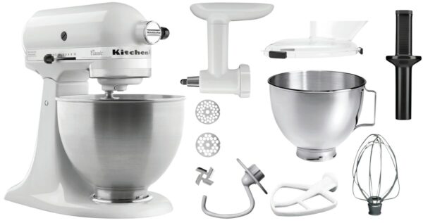 Bartscher KitchenAid 5K45SSEWH, weiß, 4,28L