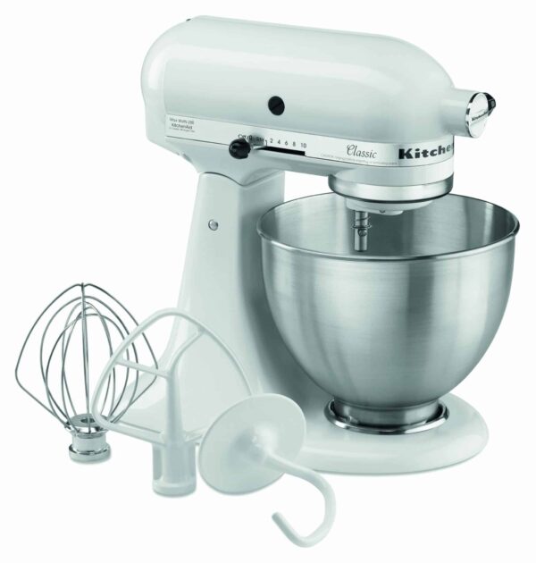 Bartscher KitchenAid 5K45SSEWH, weiß, 4,28L