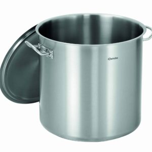 Bartscher Induktion Kochtopf 70 Liter aus Edelstahl Silber NEU
