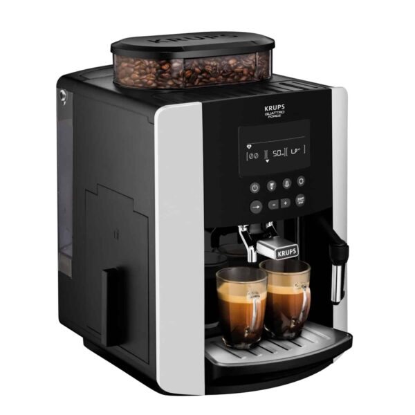 Krups Arabica Kaffeevollautomat Kaffeemaschine Schwarz Silber NEU – Bild 2