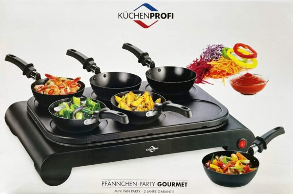 Küchenprofi Raclette Pfännchen-Party GOURMET NEU
