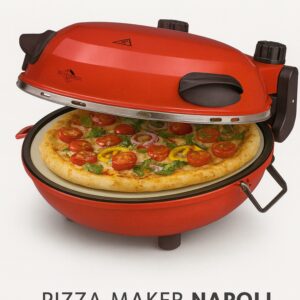 Küchenprofi Pizzamaker Steinofen-Pizza NAPOLI 230V 1200W 150-430°C Rot NEU
