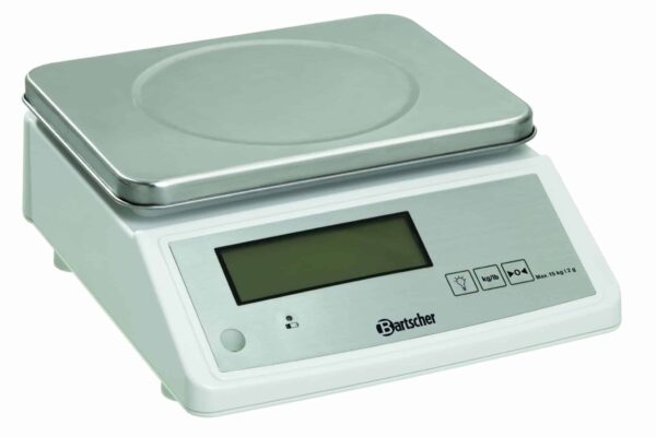 Bartscher Digital Küchenwaage Paket-Waage Industrie-Waage bis 15 kg Silber NEU – Bild 5