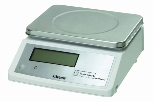 Bartscher Digital Küchenwaage Paket-Waage Industrie-Waage bis 15 kg Silber NEU – Bild 6