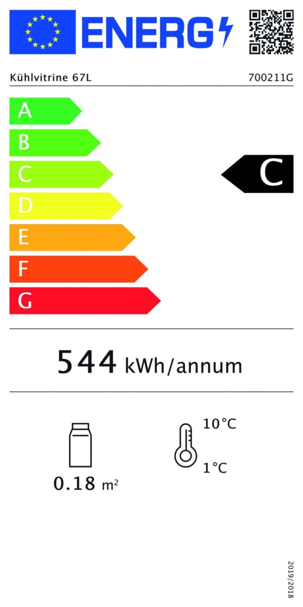 Bartscher Kühlvitrine 67L – Bild 9