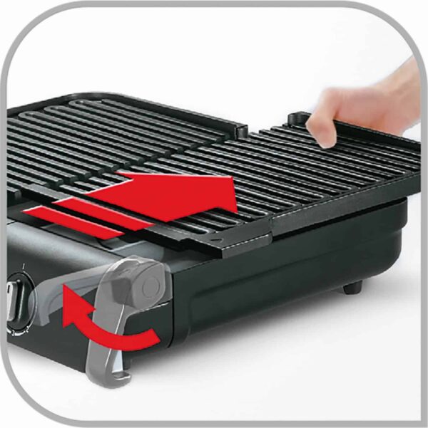 Tefal BBQ Tischgrill Grillplatte Elektro-Grill Kontakt-Grill 2400 Watt NEU – Bild 4