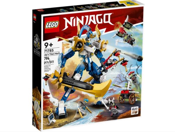 Lego Ninjago 71785 Jays Titan-Mech mit 6 Minifiguren 794 Teile NEU