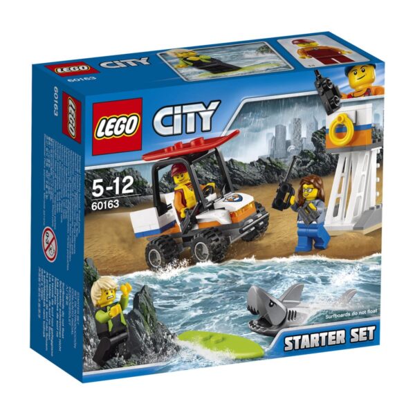 Lego Baywatch Küstenwache Strand-Buggy Jeep Hai Surfer 60163 NEU